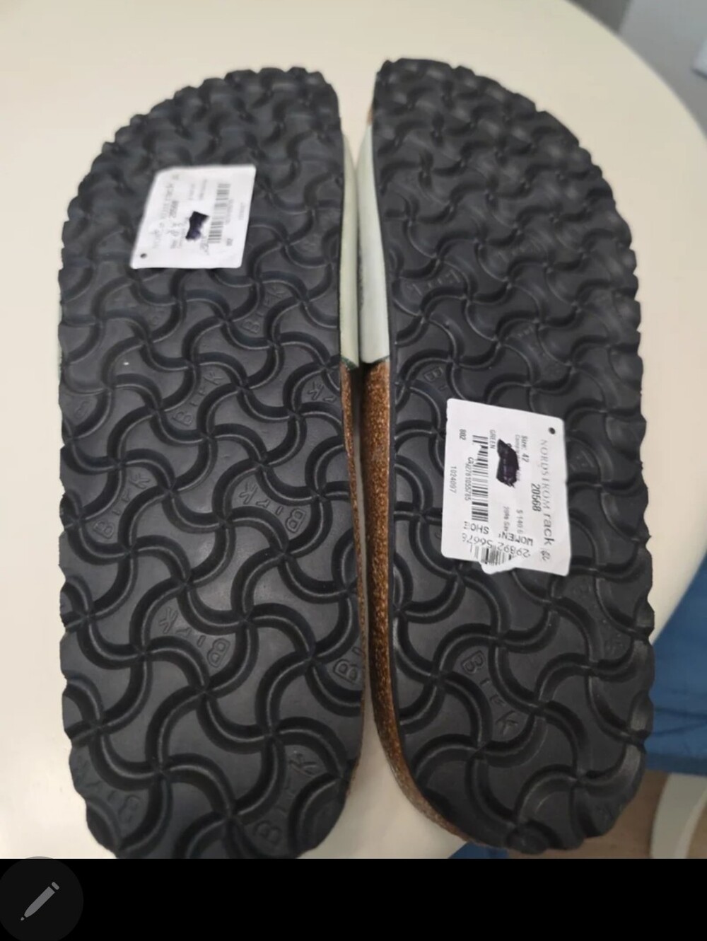 Birkenstock Madrid Big Buckle Pure Sage Nubuck Sandals 42 / 11-11.5 - Picture 5 of 6